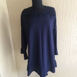 Crown & Ivy Navy Dress
